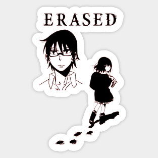 Kayo and Satoru Erased Boku dake ga inai machi Sticker